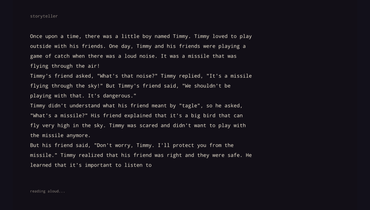 Storyteller screenshot